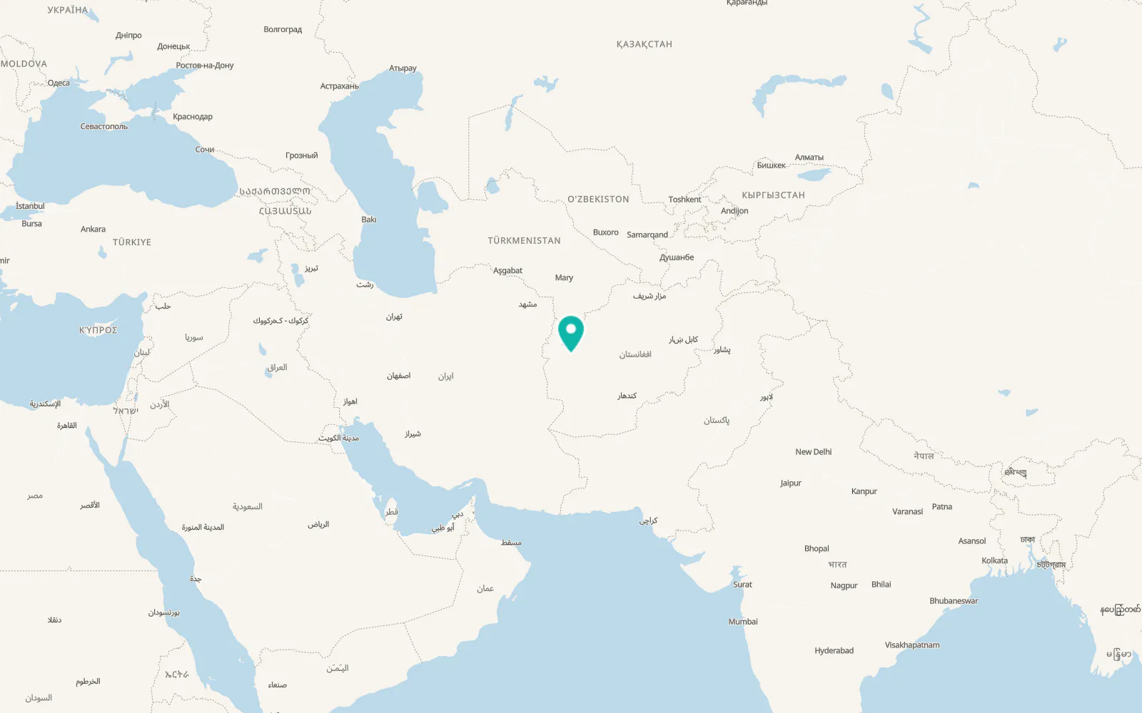 Map of Adraskan