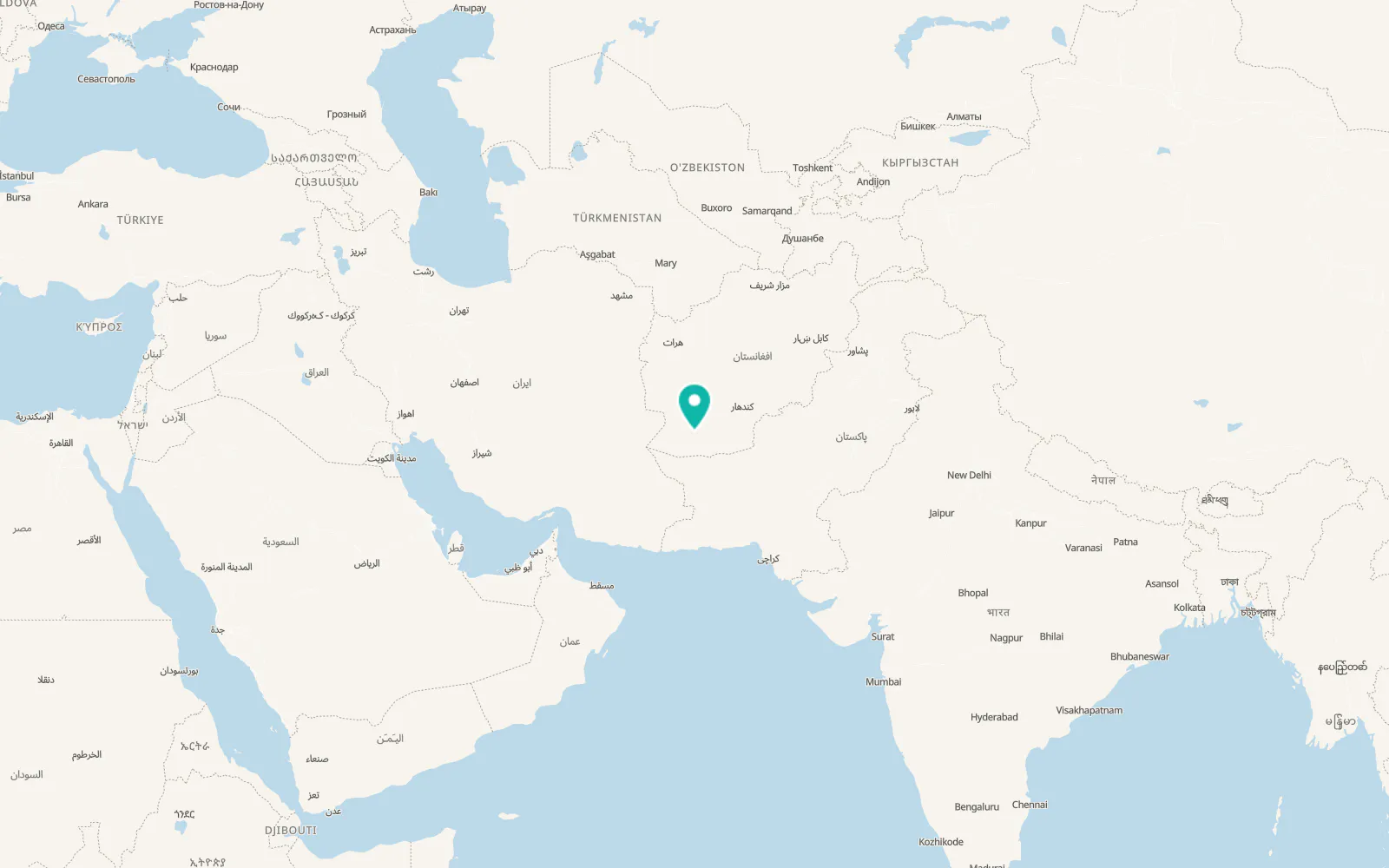 Map of ‘Alāqahdārī Dīshū