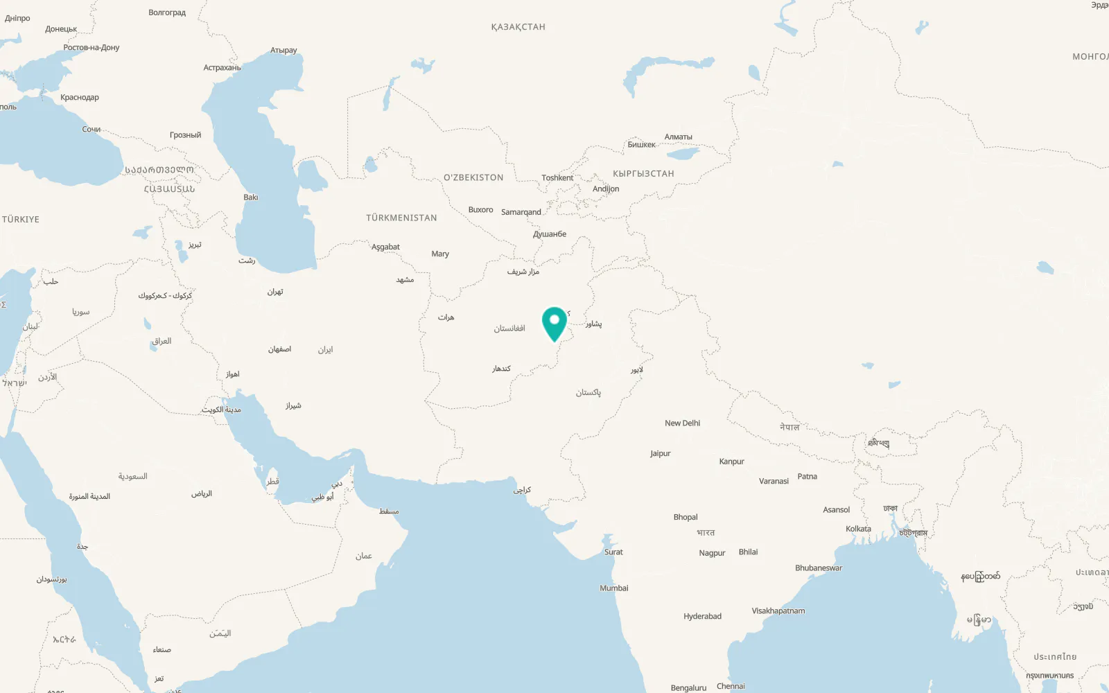 Map of ‘Alāqahdārī Saṟōbī