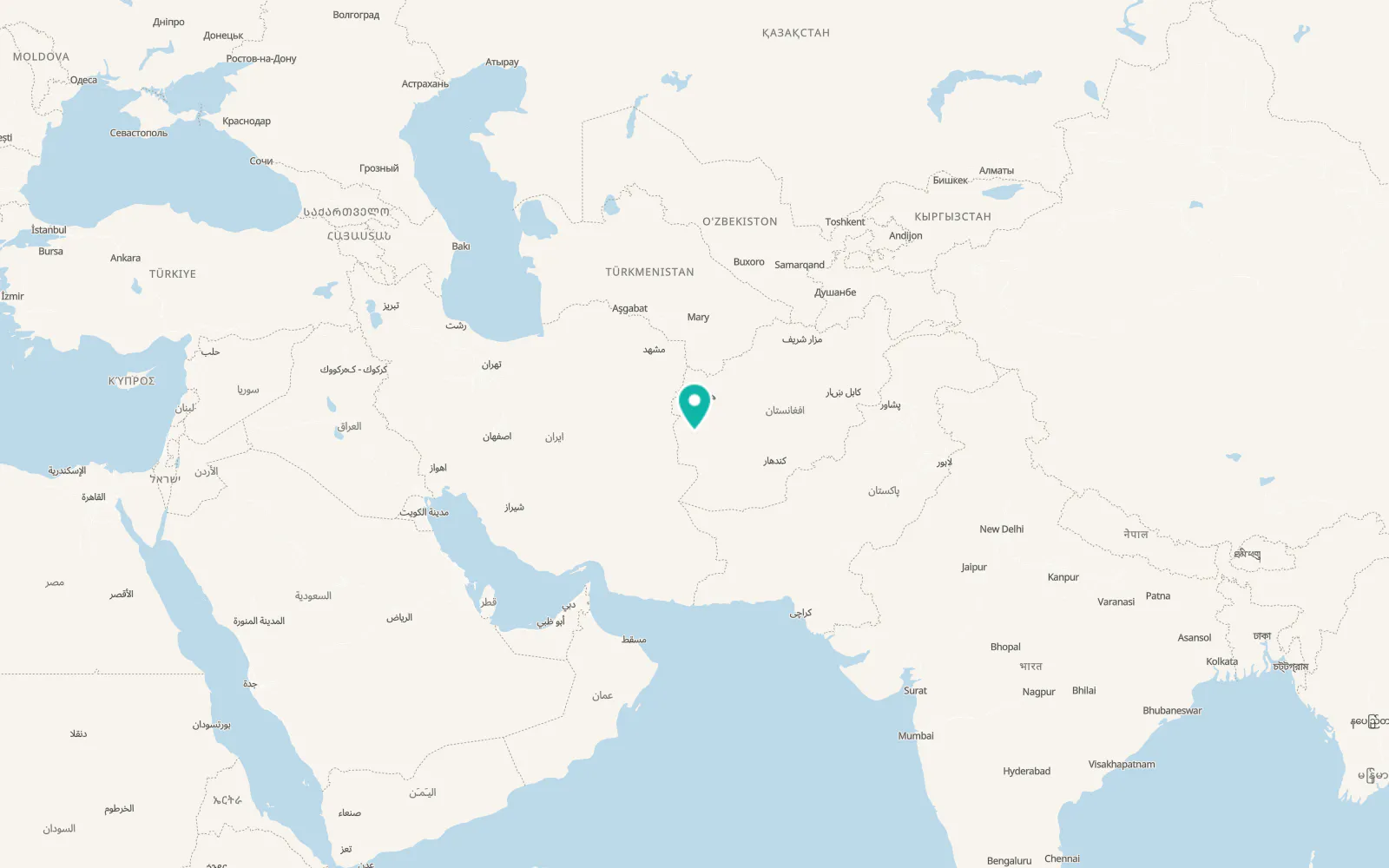 Map of Anār Darah