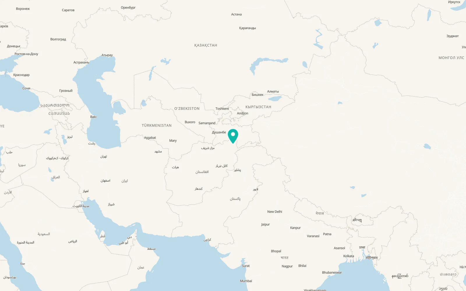 Map of Bahārak