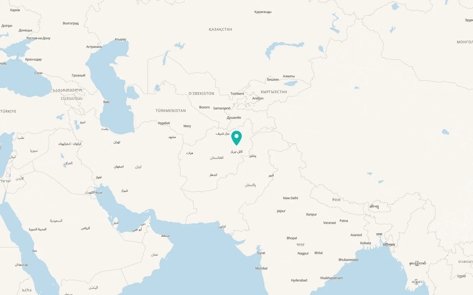 Map of Charikar