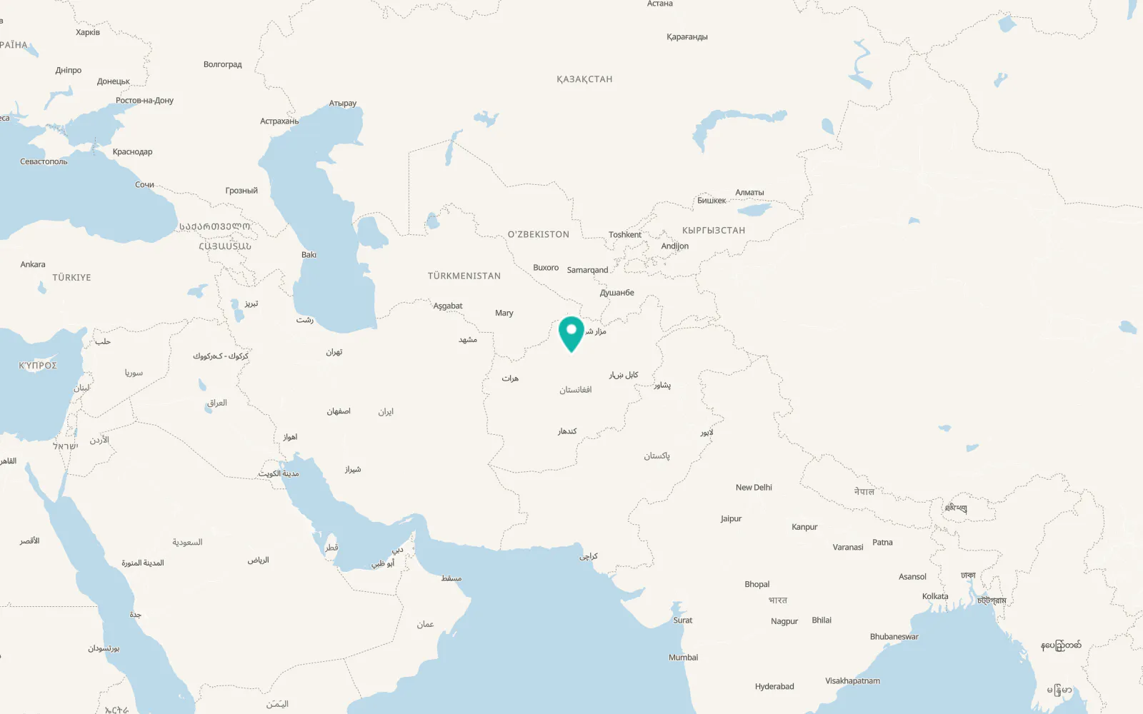 Map of Chīras