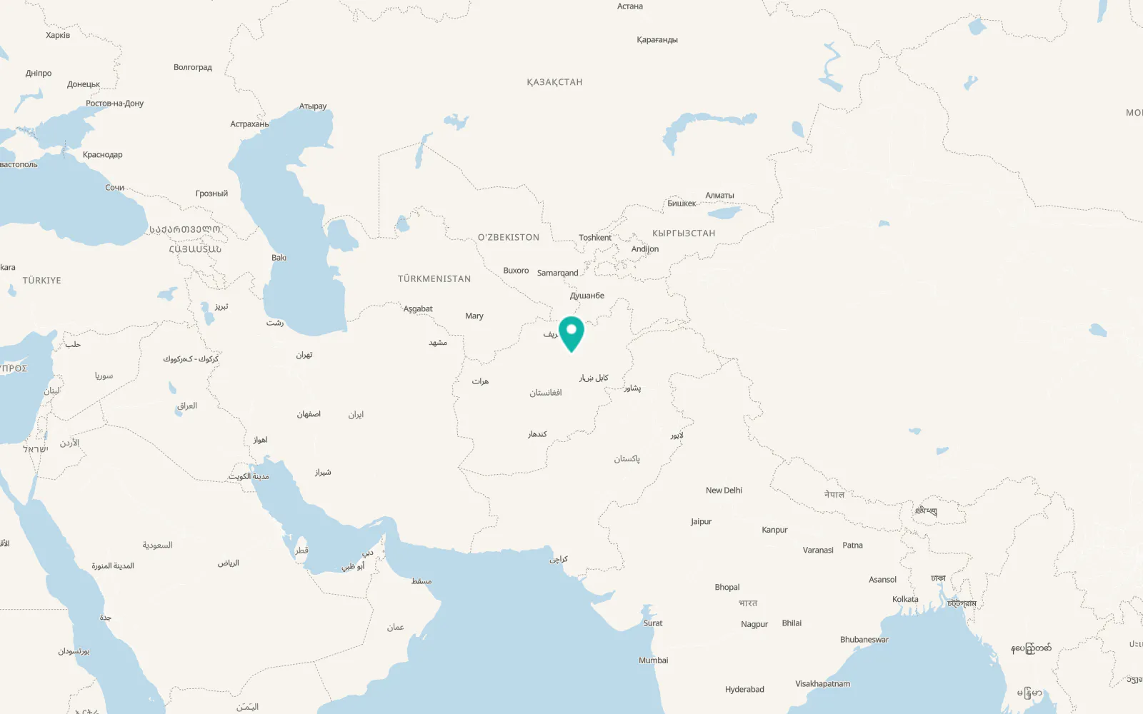Map of Dūāb