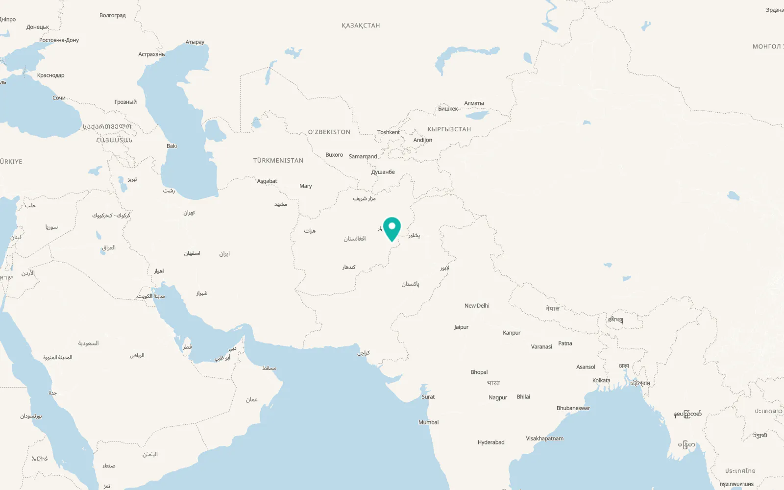 Map of Dwah Manḏay