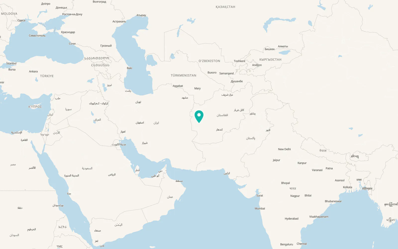 Map of Farah