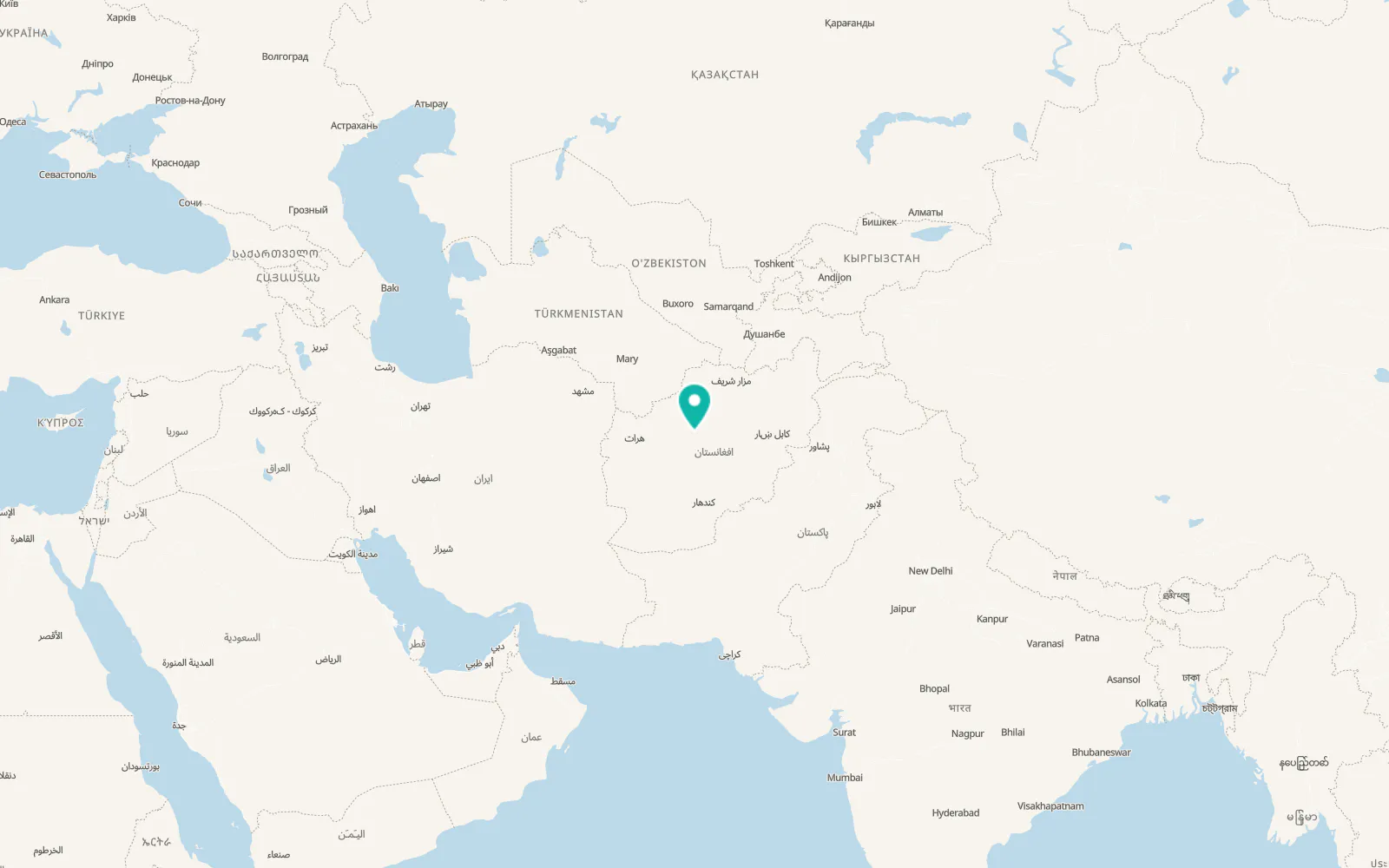 Map of Fayrōz Kōh