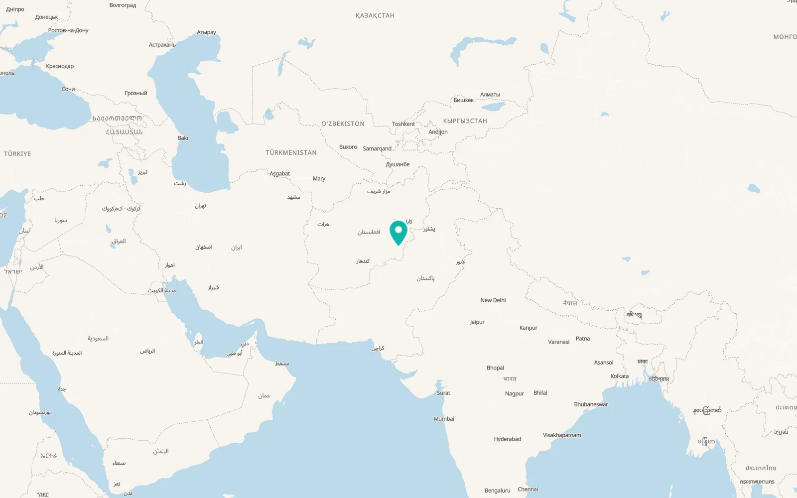 Map of Gōmal Kêlay