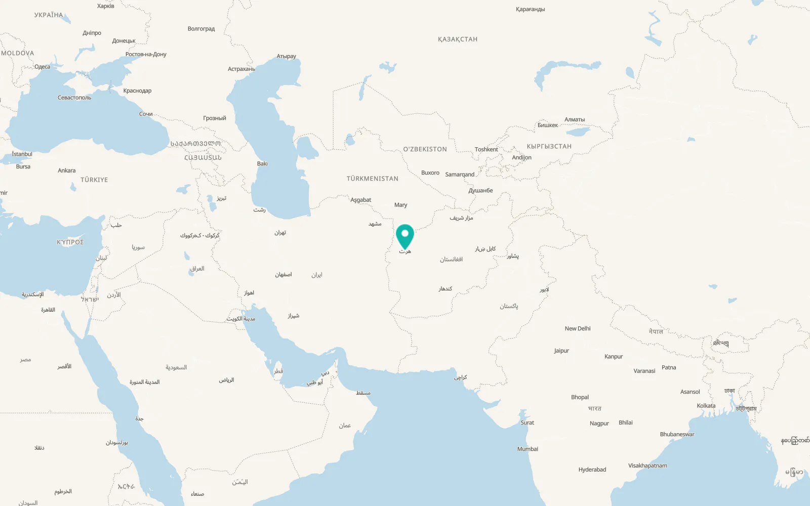 Map of Guz̄arah