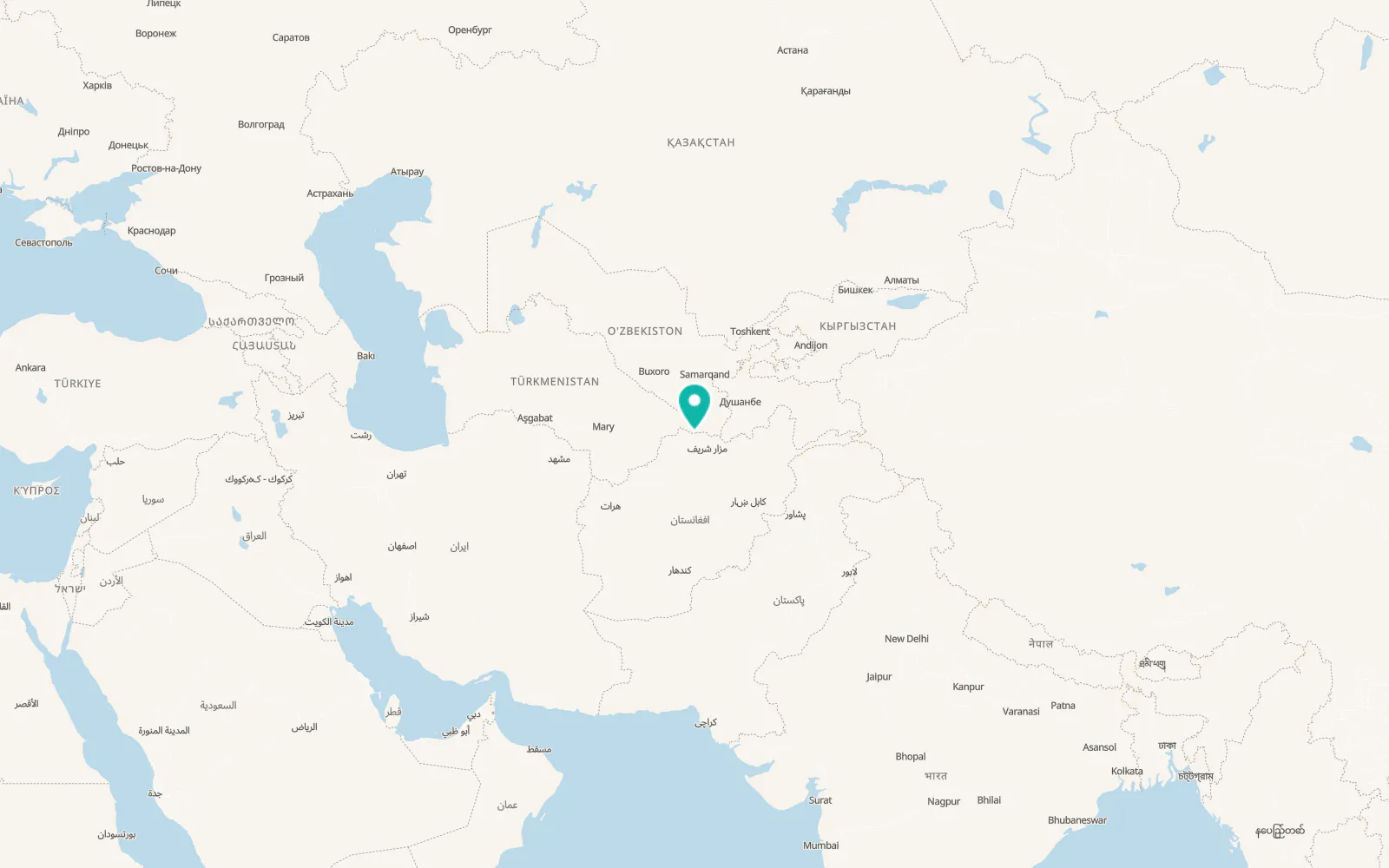 Map of Islām Chumgar