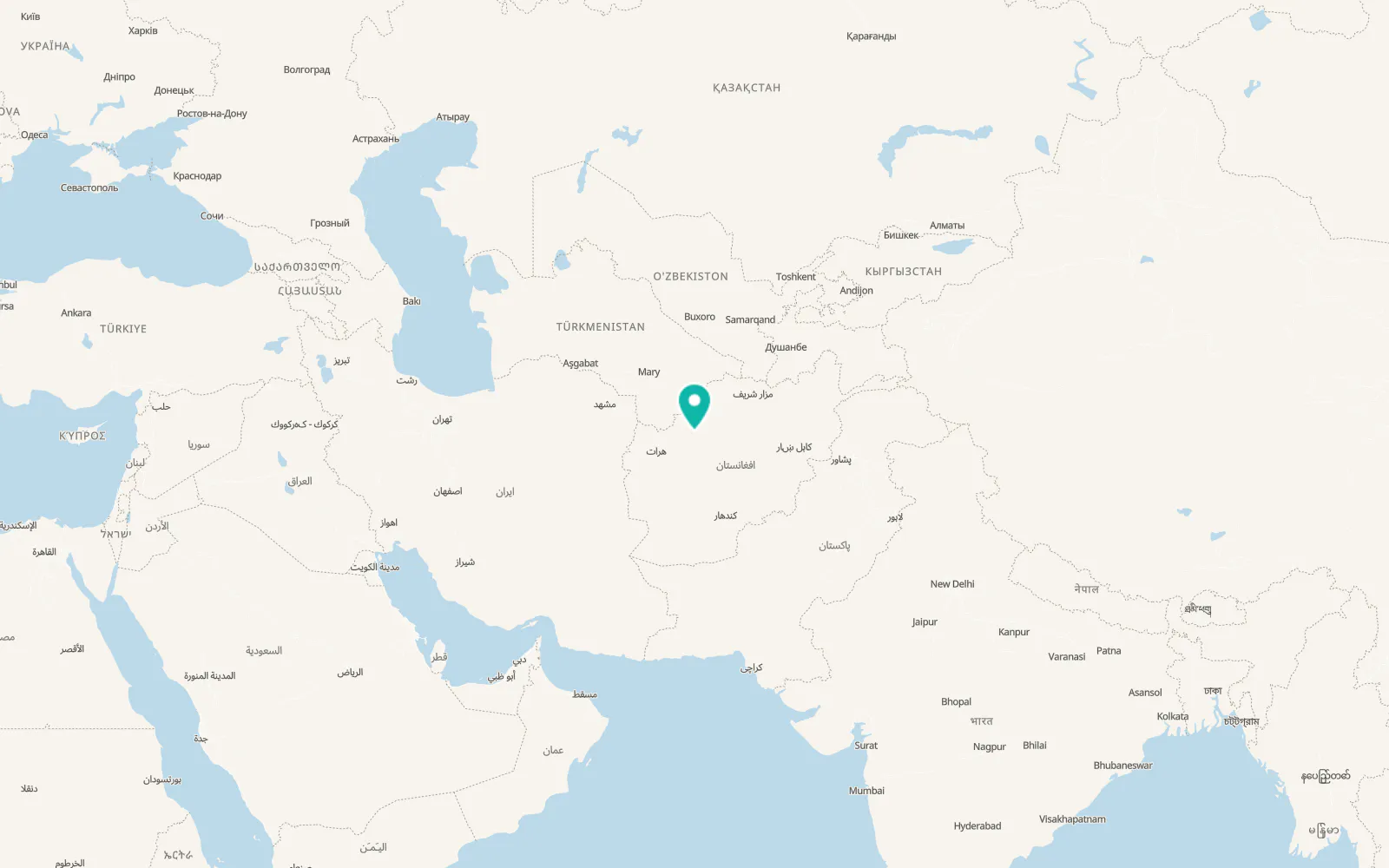 Map of Jawand