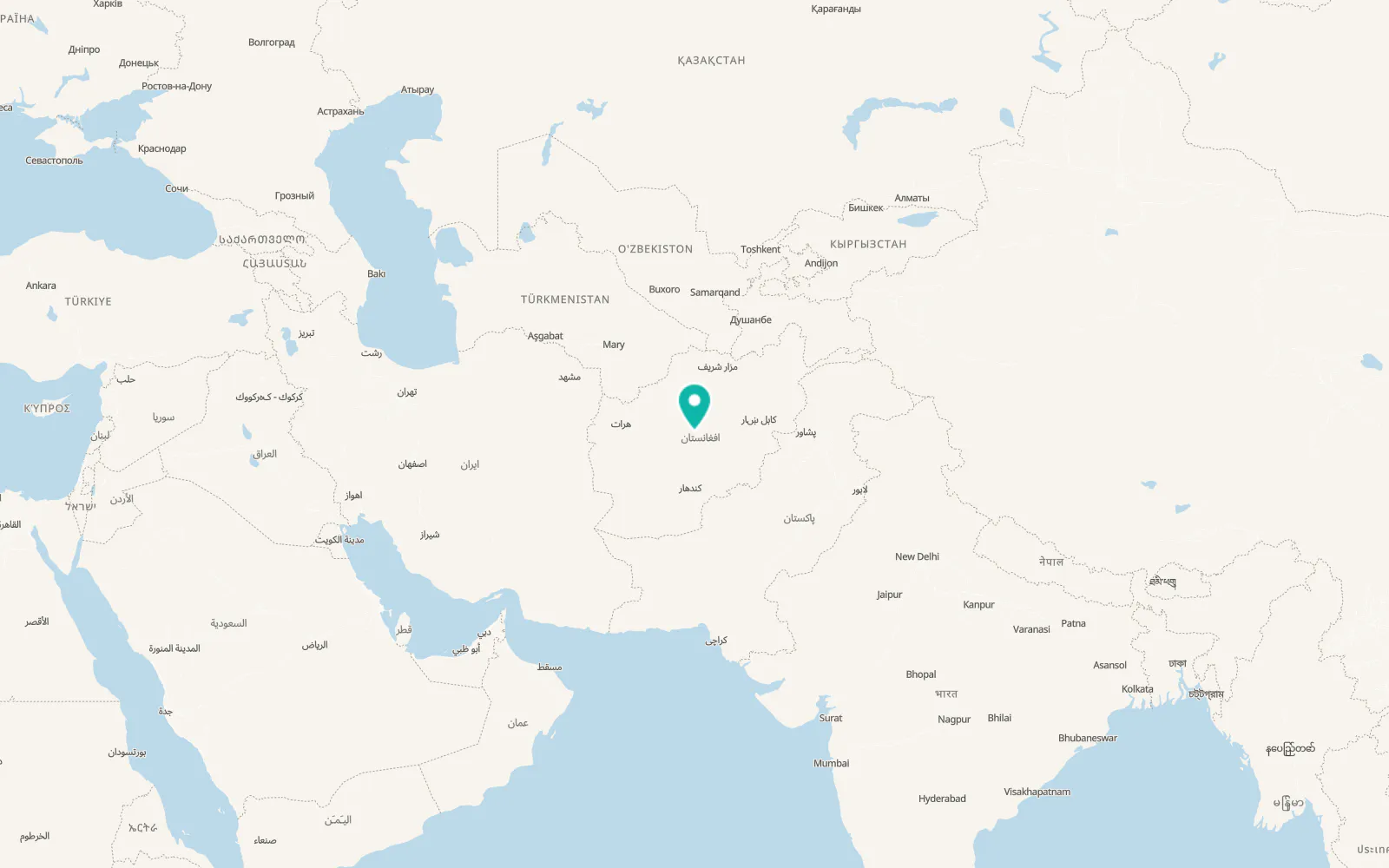 Map of Khadīr