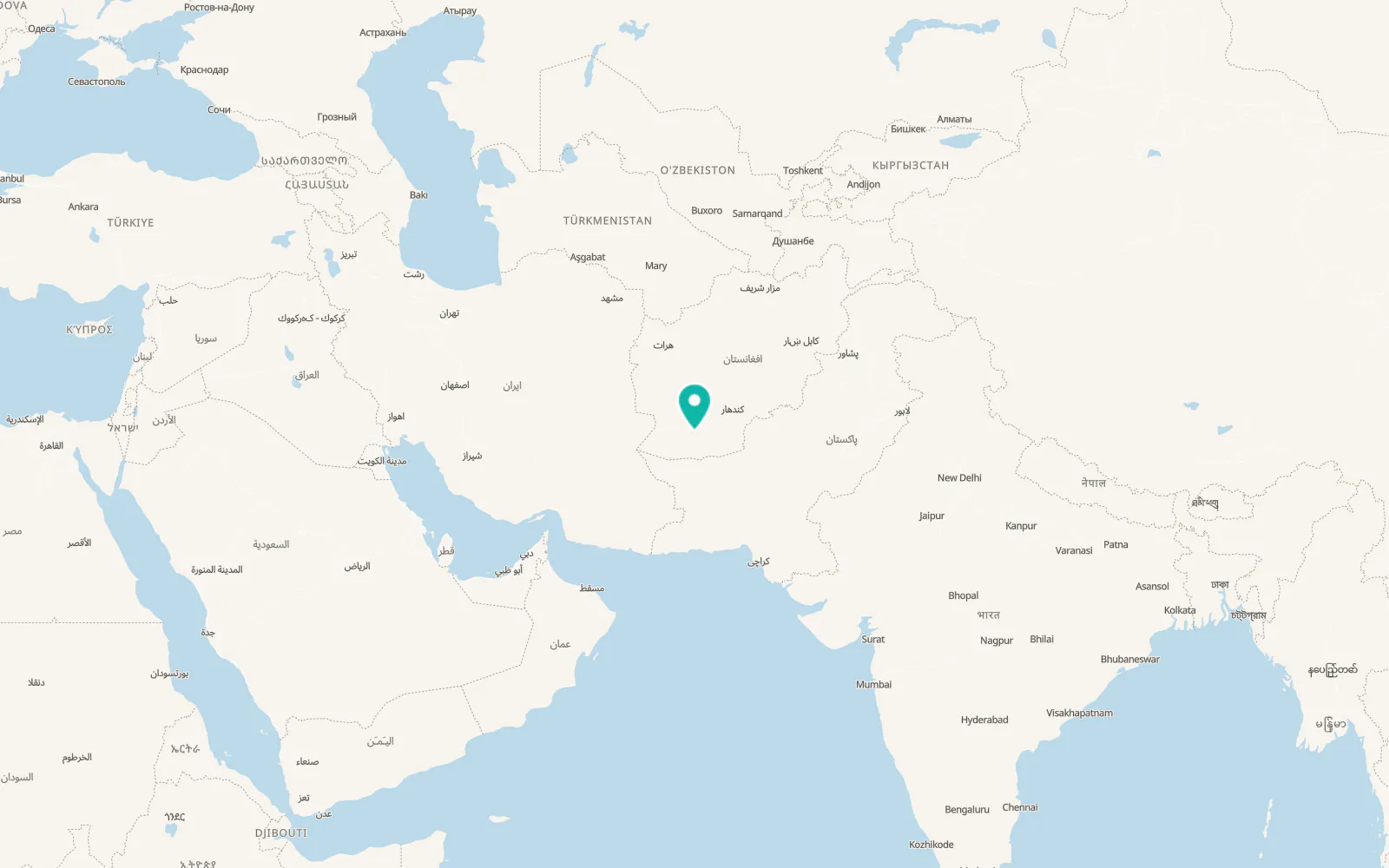 Map of Khān Neshīn