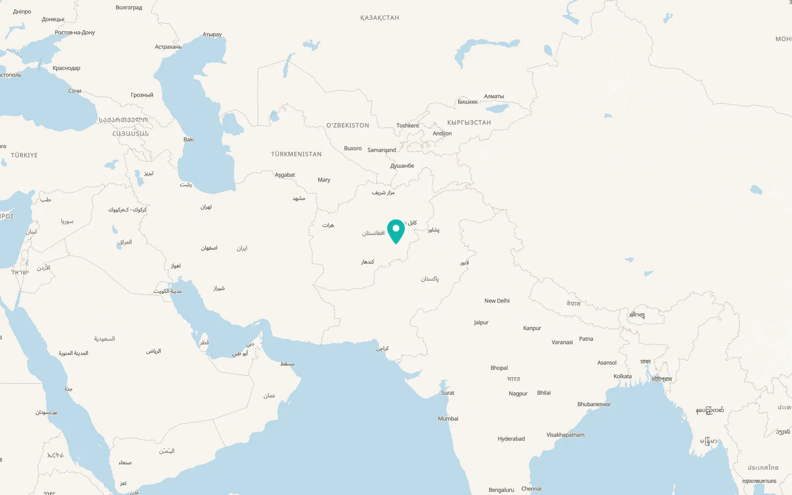 Map of Khōshāmand