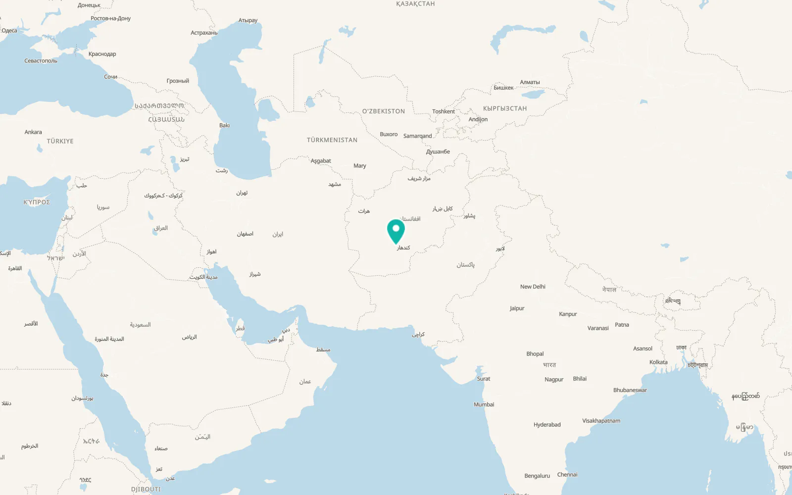Map of Kishk-e Nakhūd