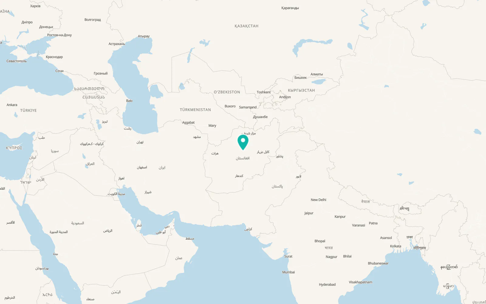 Map of La‘l