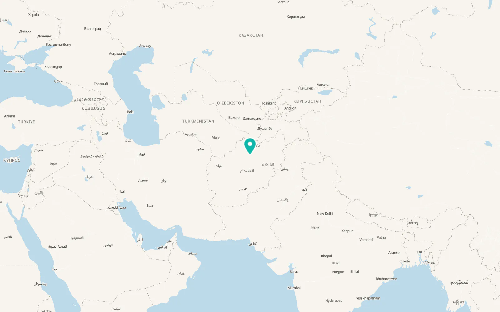 Map of Larkird