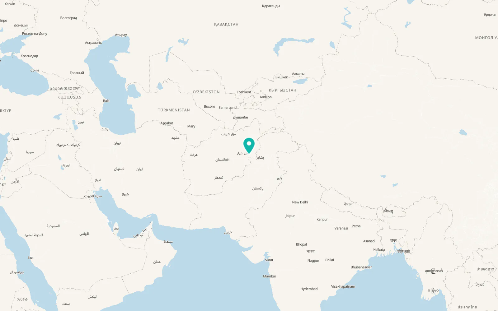 Map of Māmā Khēl