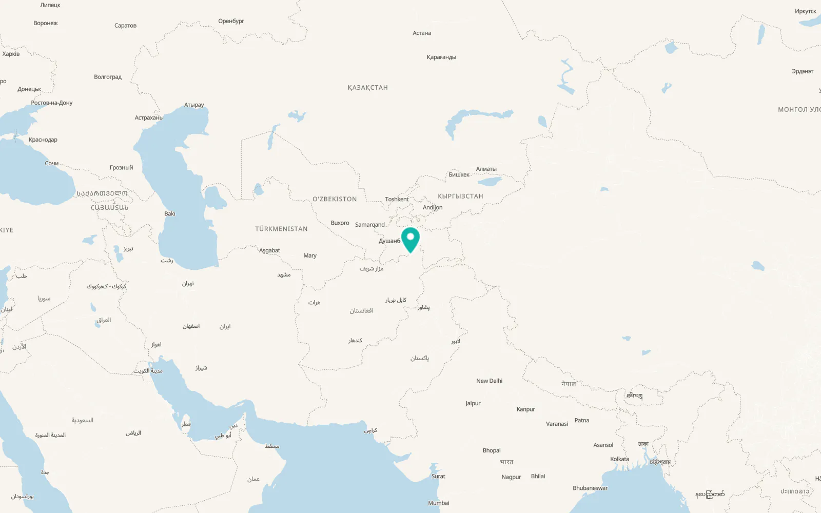 Map of March