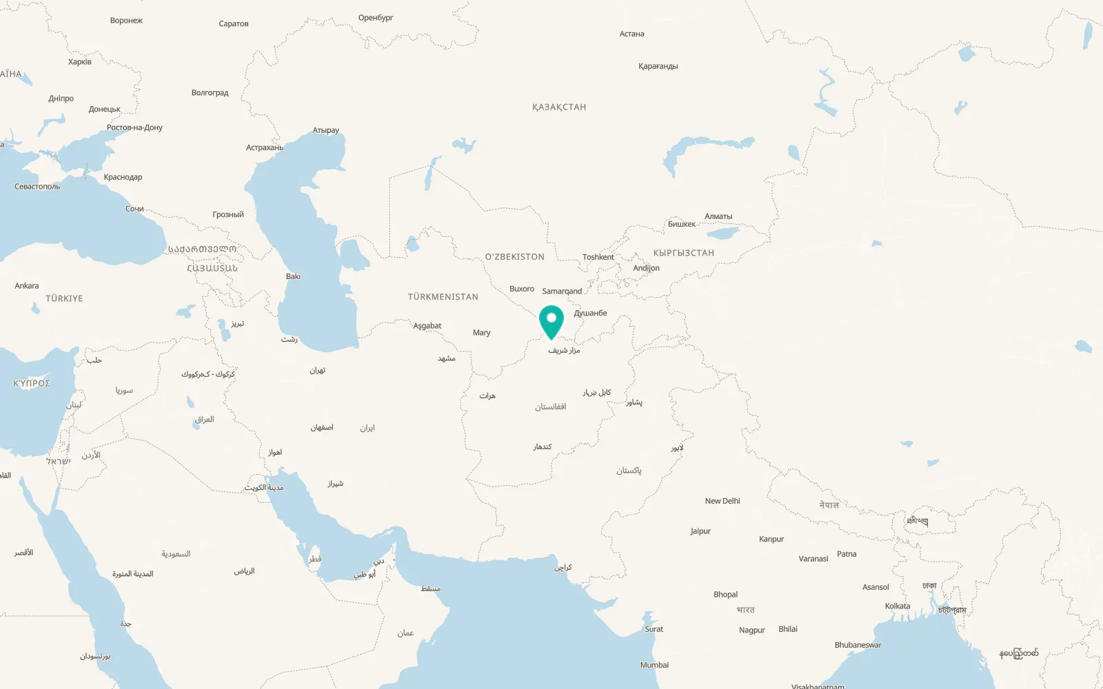 Map of Mardīān