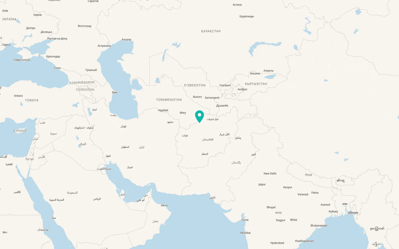 Map of Maymana