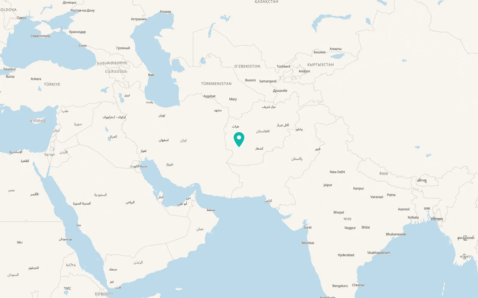 Map of Mazad