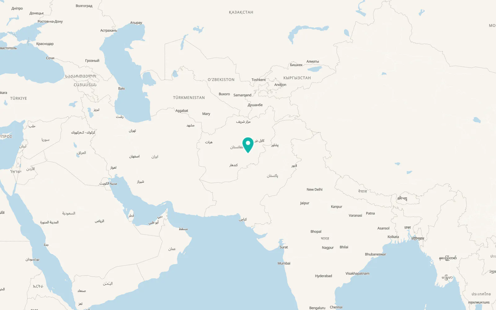Map of Muqêr