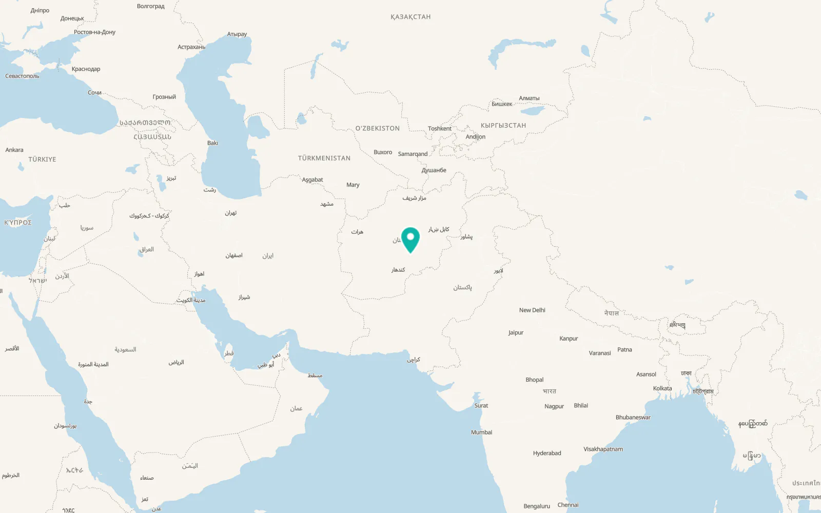 Map of Nāyak