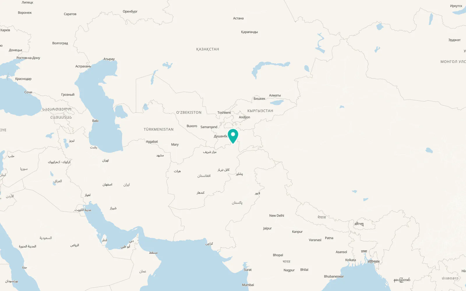 Map of Pas Pul