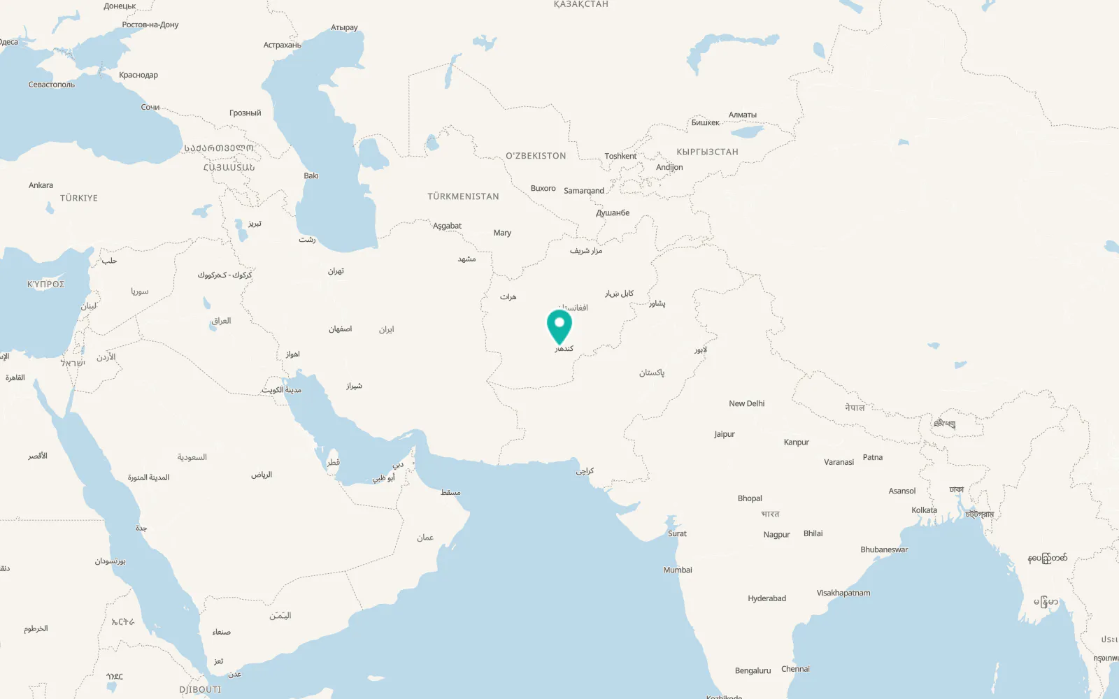 Map of Pāshmūl