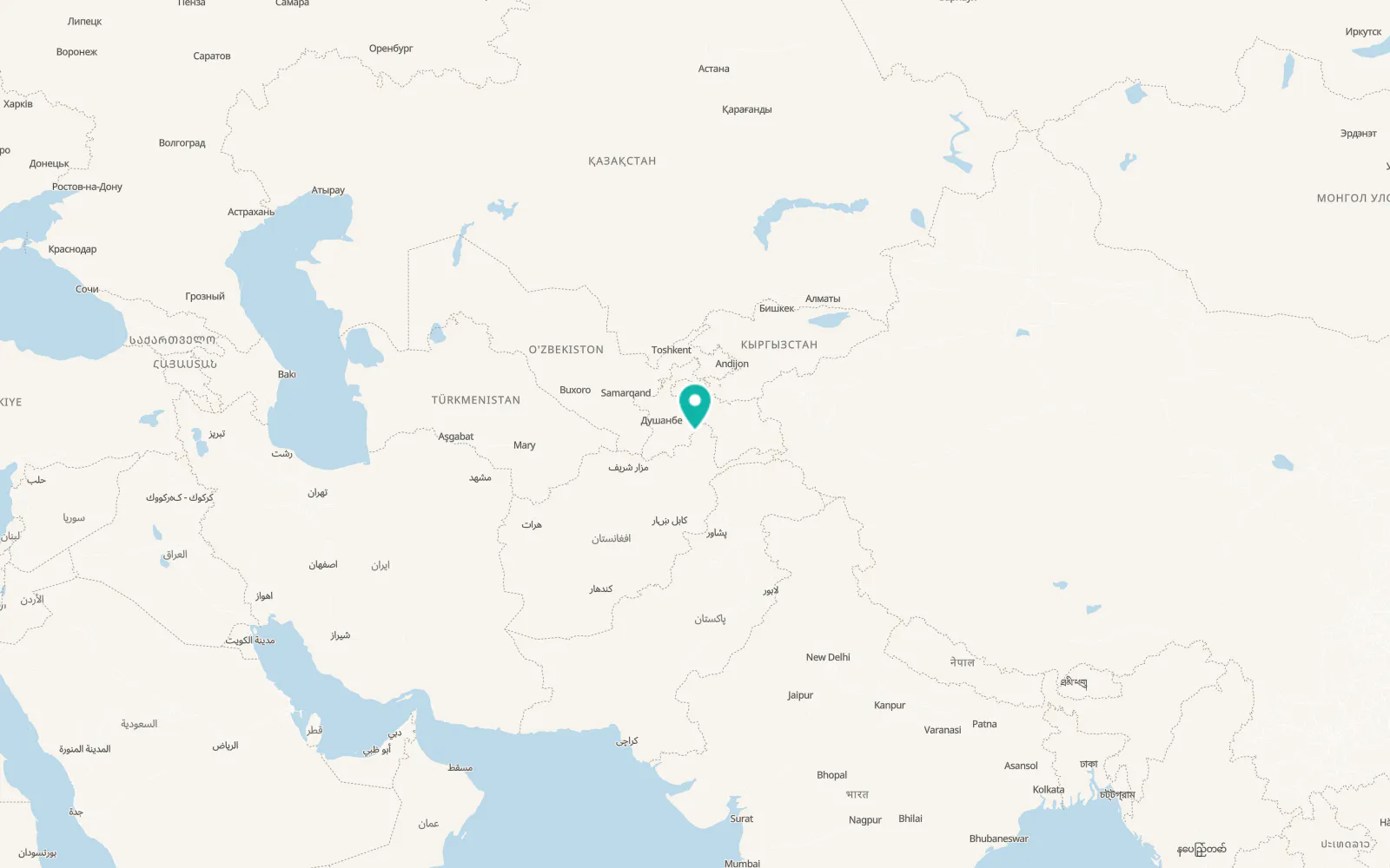 Map of Qal‘ah-ye Kūf