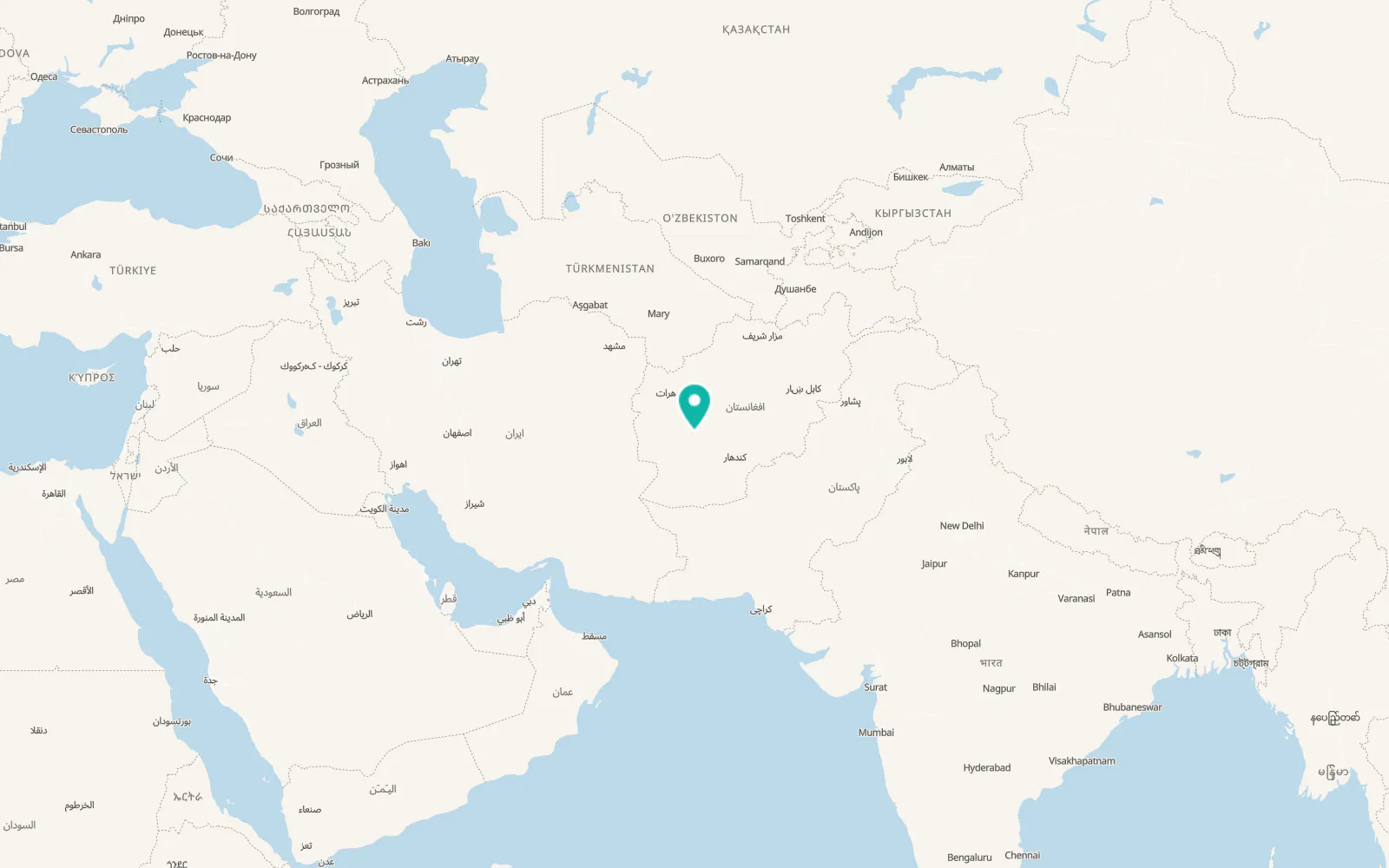 Map of Qal‘ah-ye Kuhnah