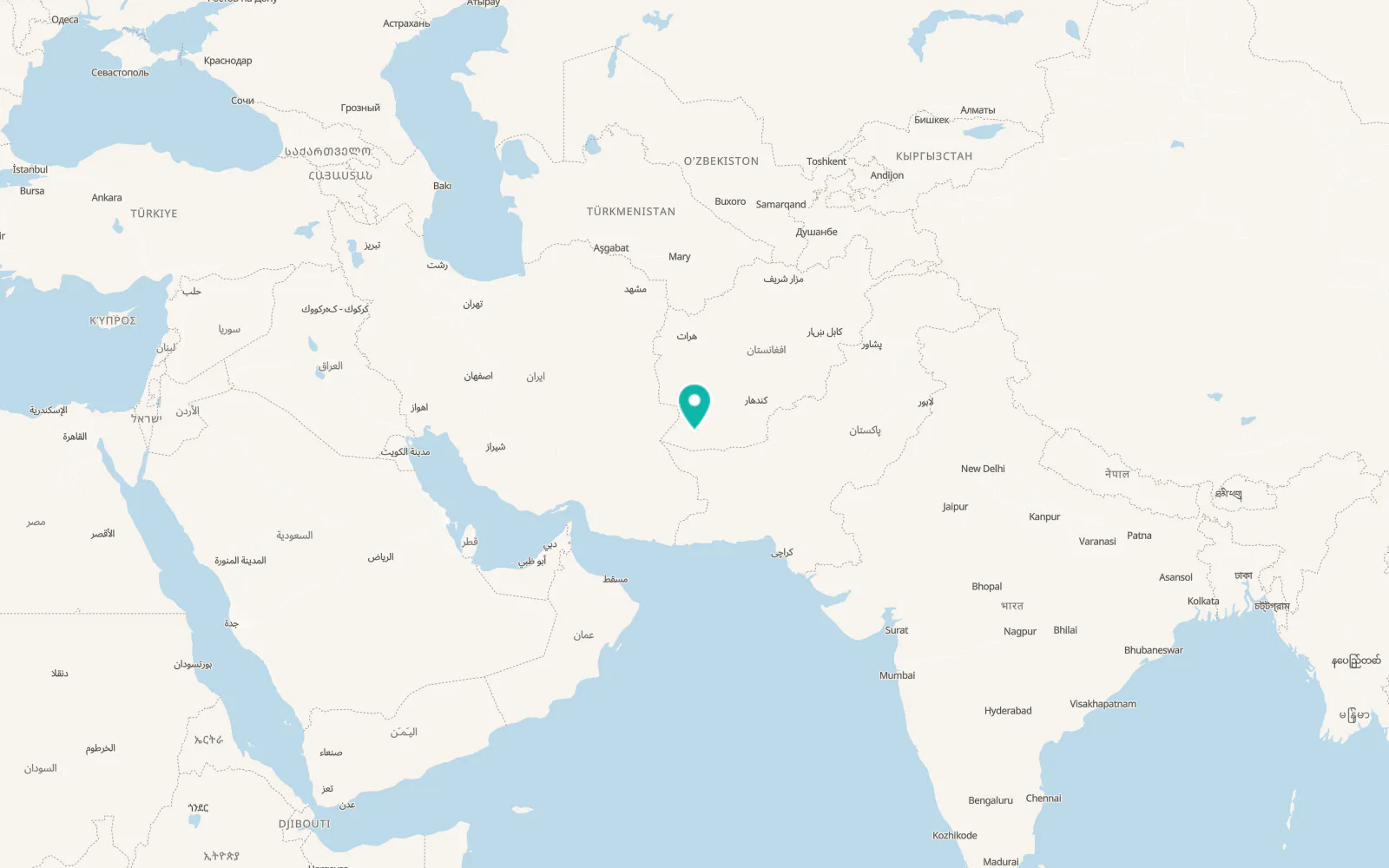 Map of Rūdbār
