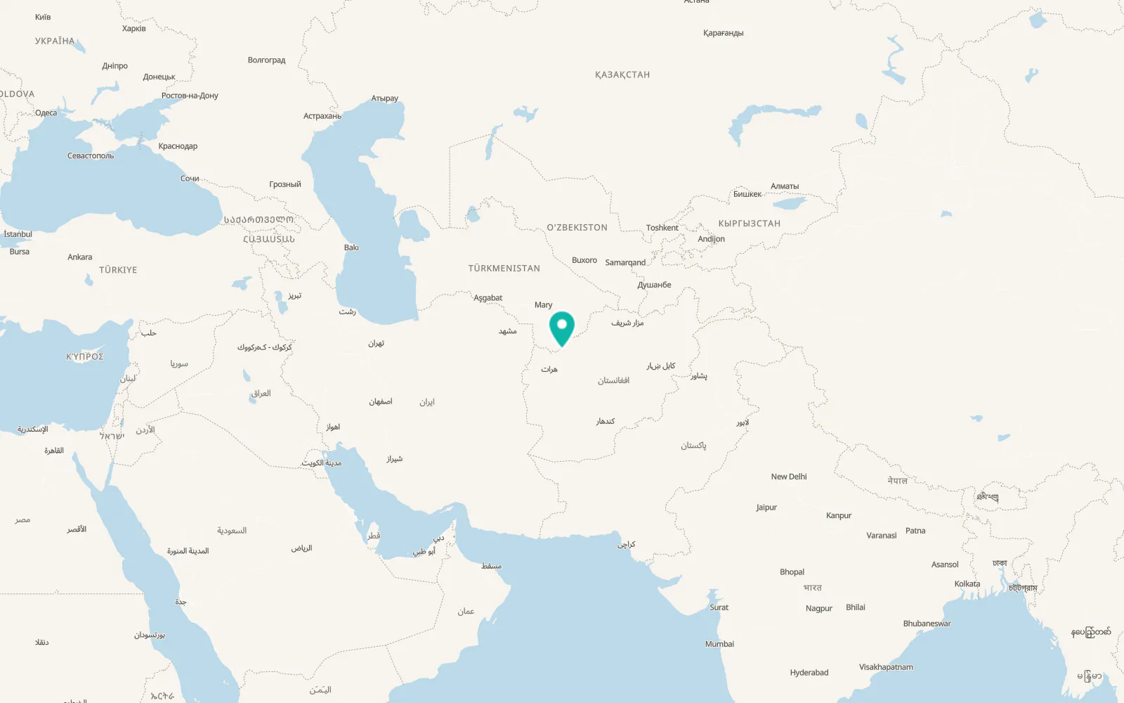 Map of Sang Atesh