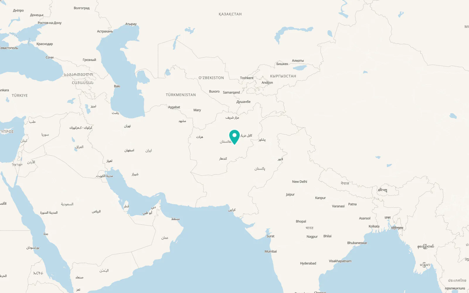 Map of Sang-e Māshah