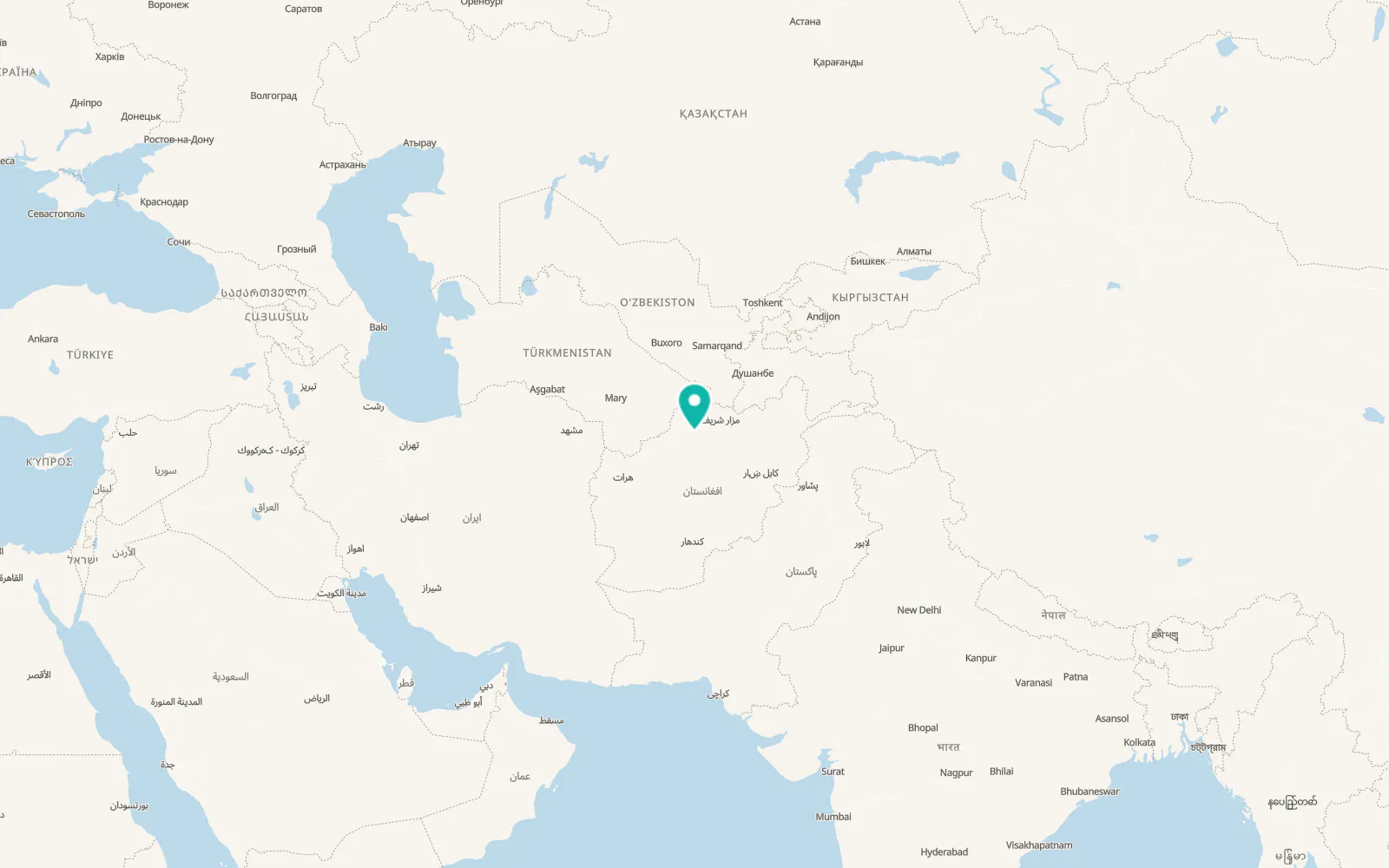 Map of Şayād