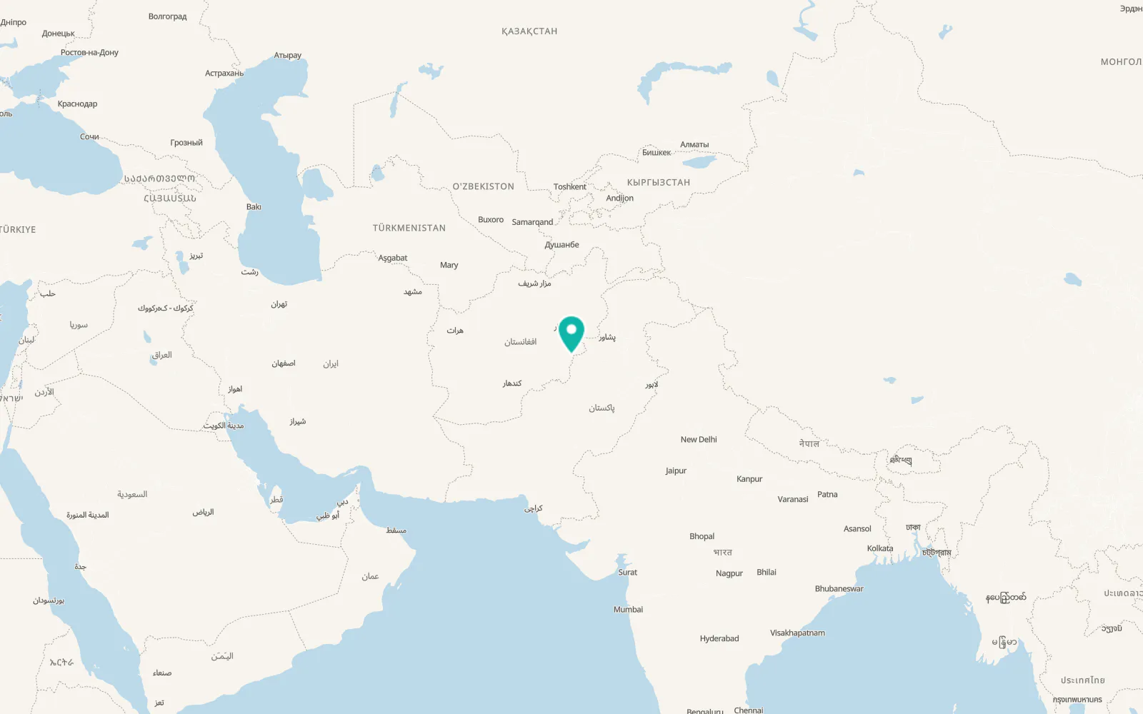 Map of Stêr Giyān