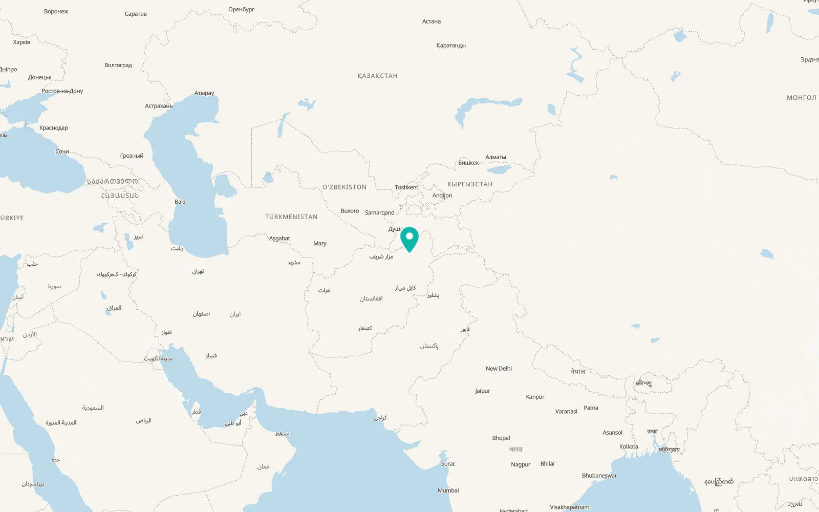 Map of Taloqan