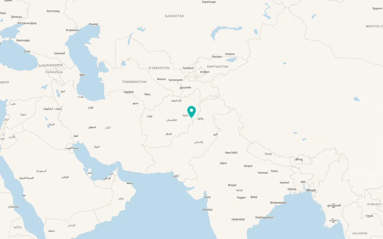 Map of Tsapêraī