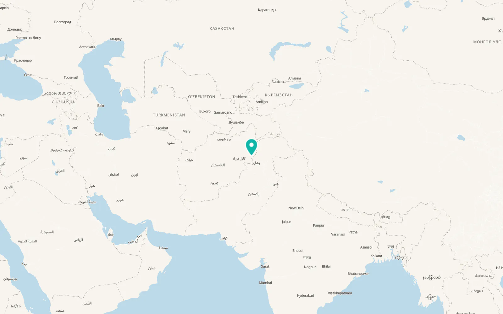 Map of Tsowkêy