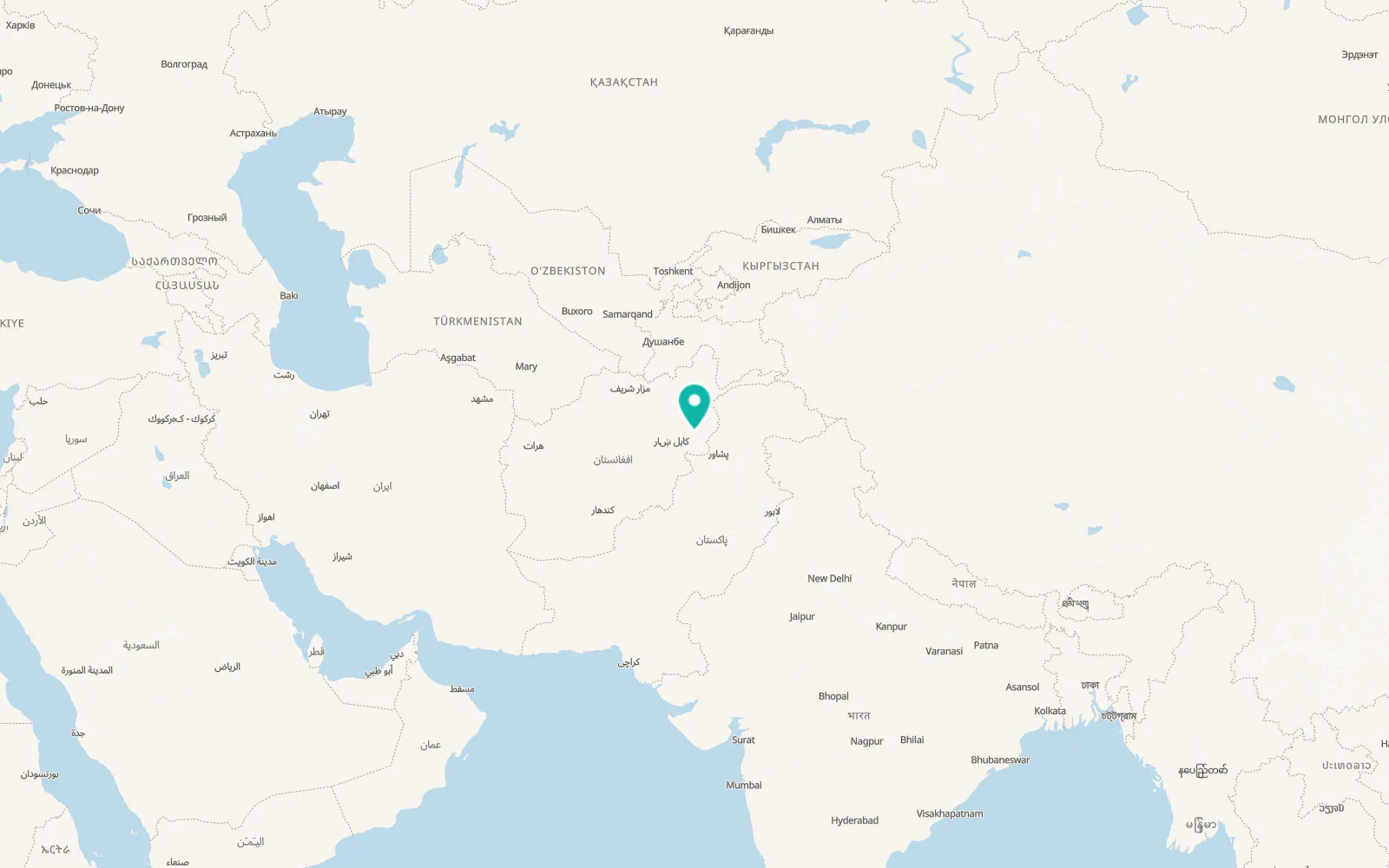 Map of Wuluswālī ‘Alīngār