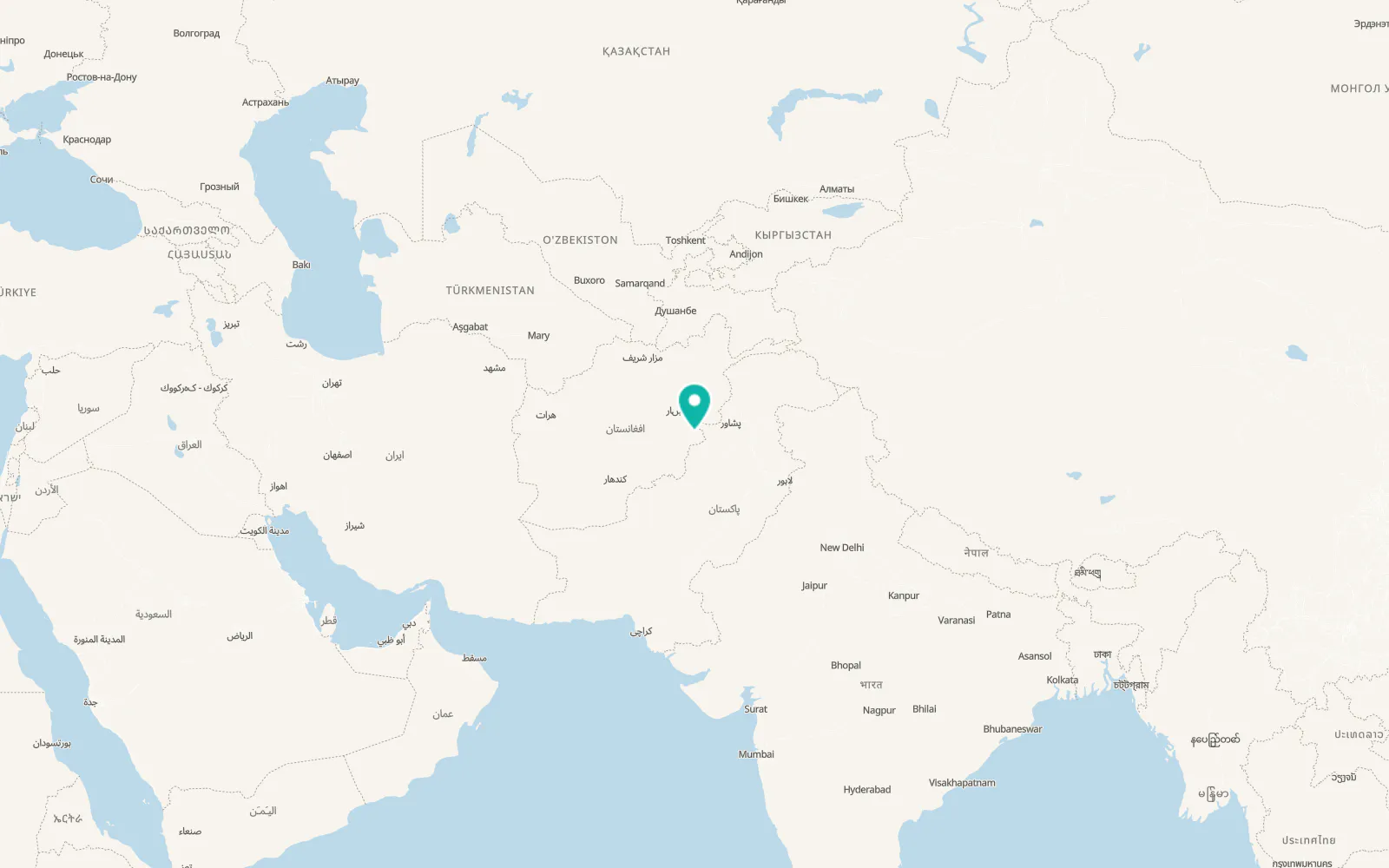 Map of Zōr Kōṯ