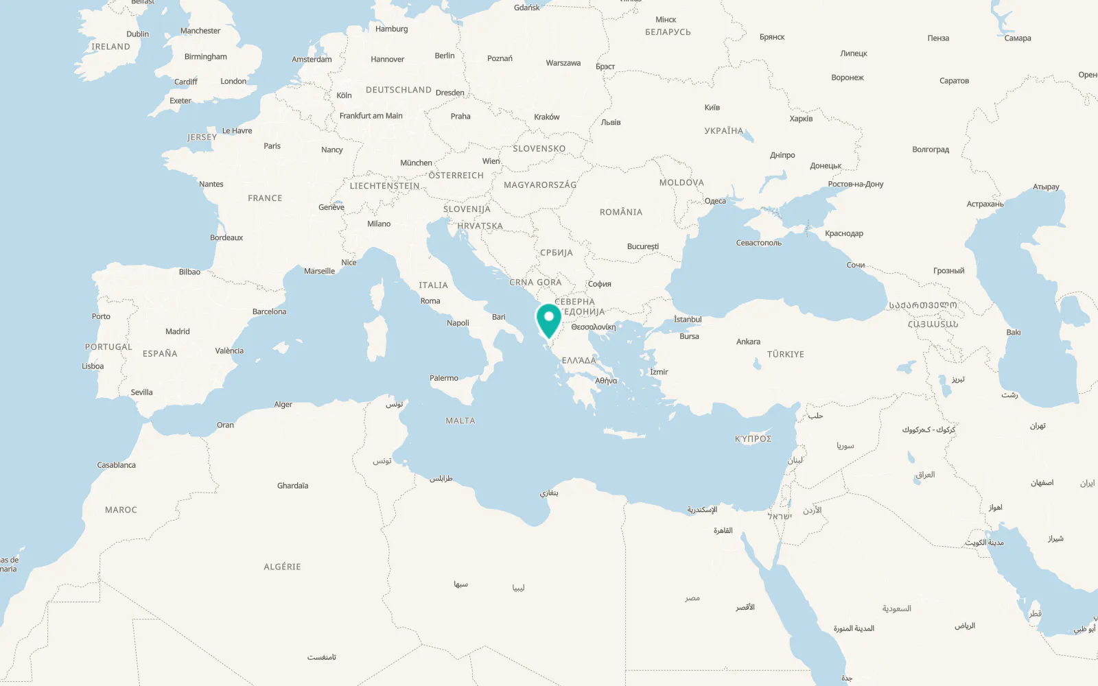 Map of Aliko