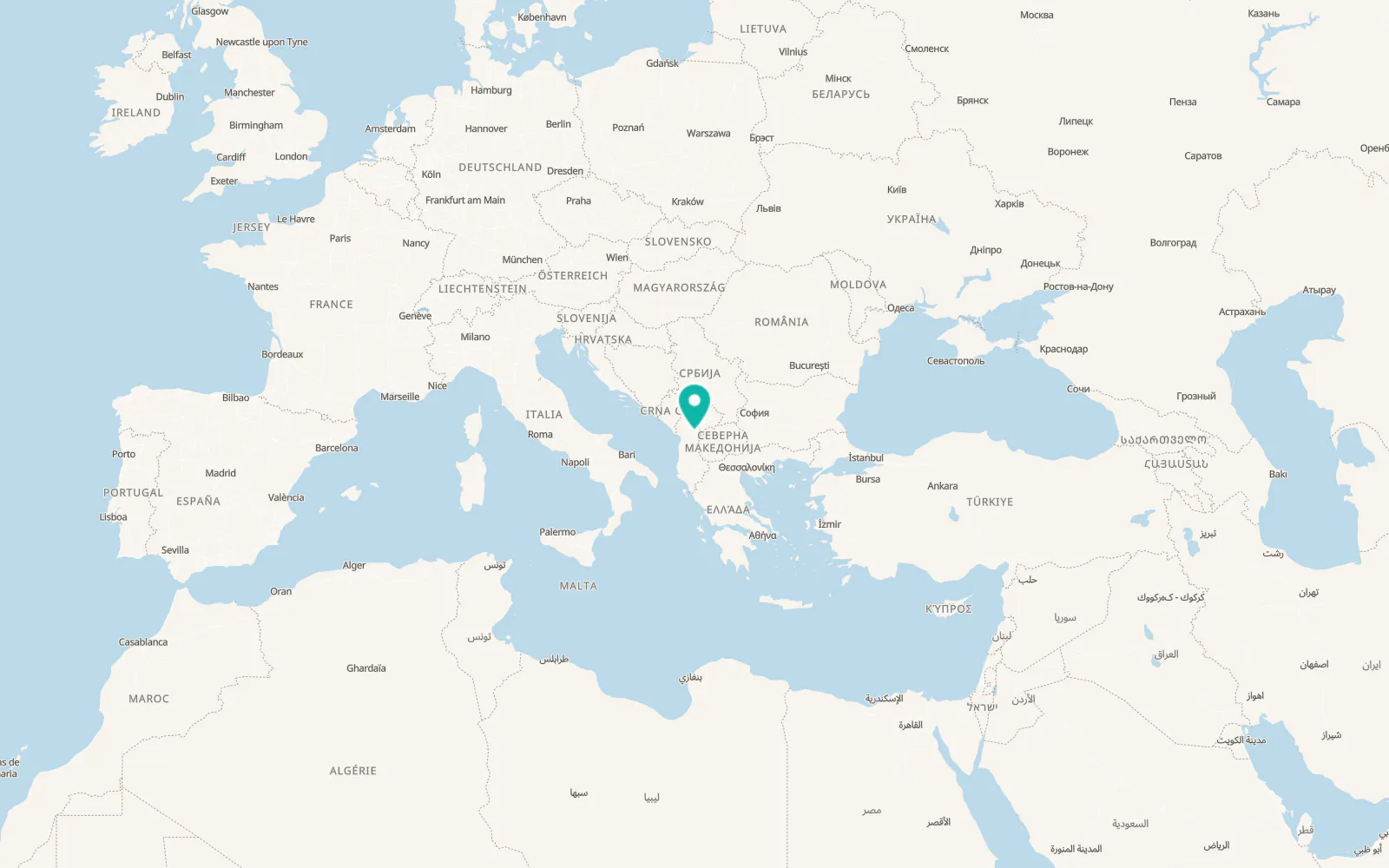 Map of Arrën