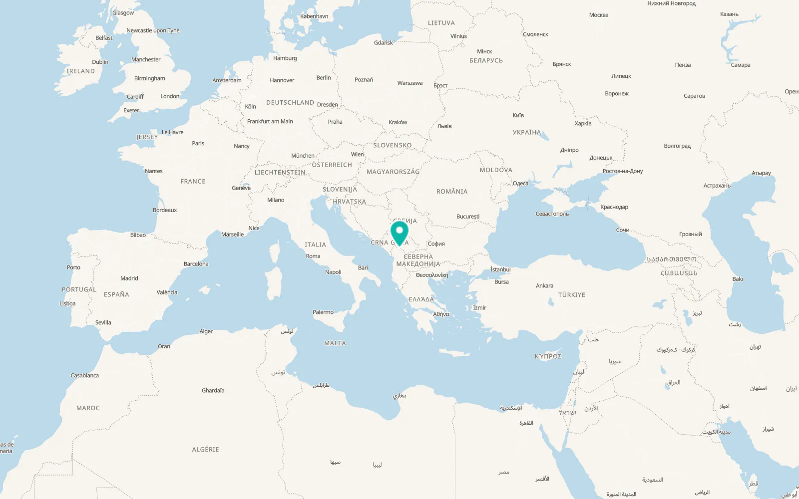 Map of Bujan