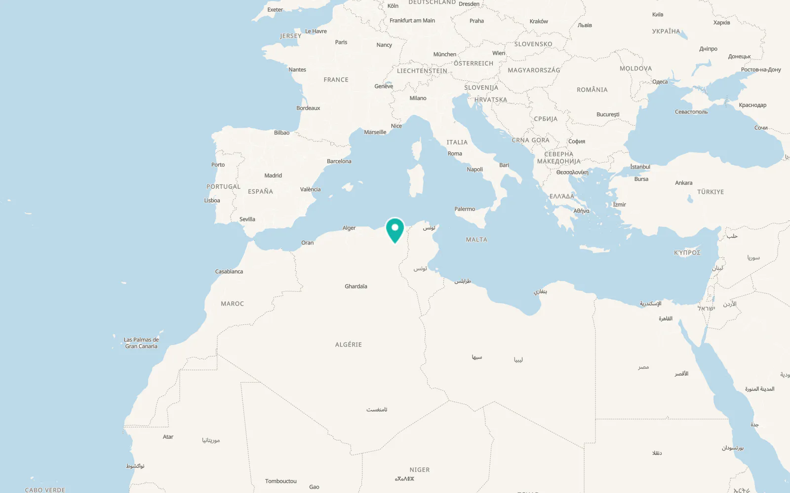 Map of Khenchela