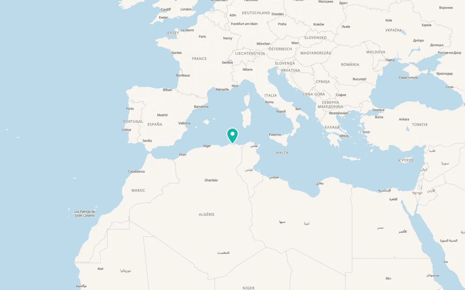 Map of Skikda