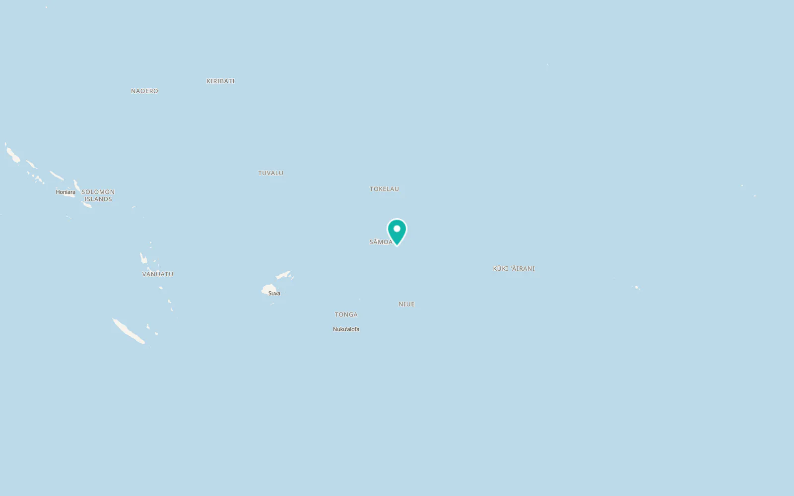 Map of Pago Pago