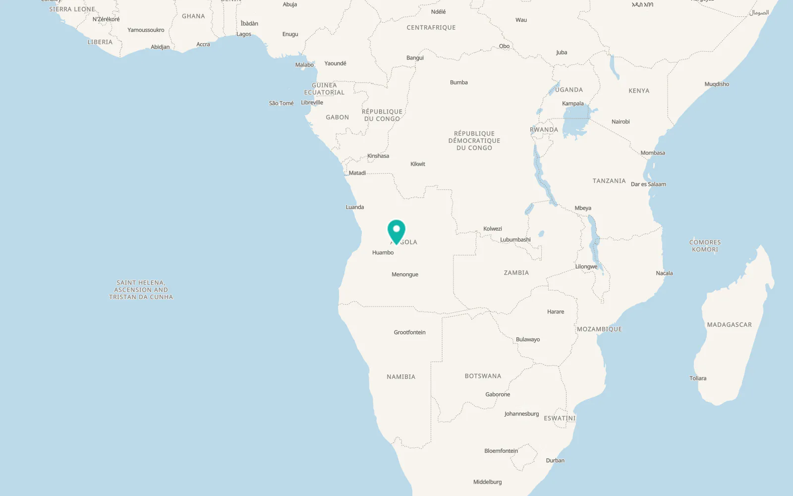 Map of Cuíto