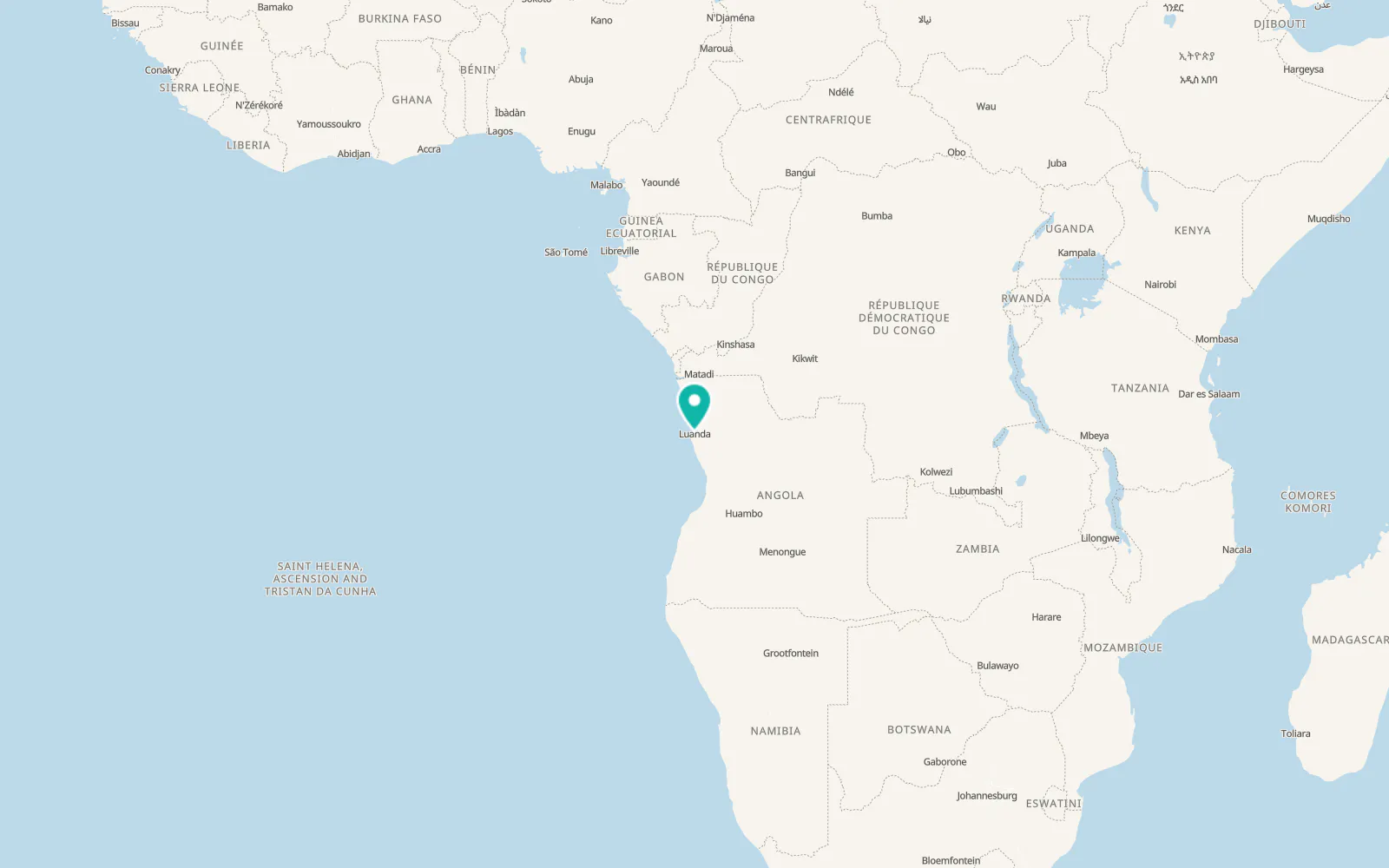 Map of Ingombota